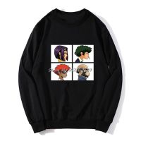 卍▧✳ Cowboy Bebop Japanese Hyperspace Anime Jet Spike Faye Ein Hoodies Men Sweatshirt Unisex Sweater Harajuku Streetwear