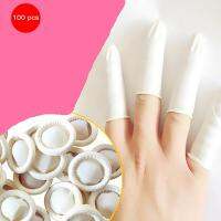 100 PCS Anti-Static Finger Sleeve ทิ้งถุงมือขยายเครื่องมือน้ำยางธรรมชาติทนทาน Non-SLIP ป้องกัน-GSDDA