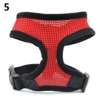 Dog Puppy Walk Collar Soft Mesh Ty Strap Vest สายรัดควบคุมสัตว์เลี้ยงแบบปรับได้