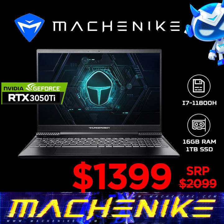 Thunderobot 911 Air Gaming | AR911GW-RTX3050Ti | 15.6" FHD (1920x1080 ...