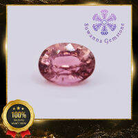 พลอยพิงค์ ทัวมาลีน 2.11 กะรัต (Natural Pink Tourmaline) สีชมพูอ่อน ภายในเนื้อพลอยมีตำหนิเล็กน้อย พลอยดิบไม่มีการเผา พลอยดิบ พลอยแท้ 100%