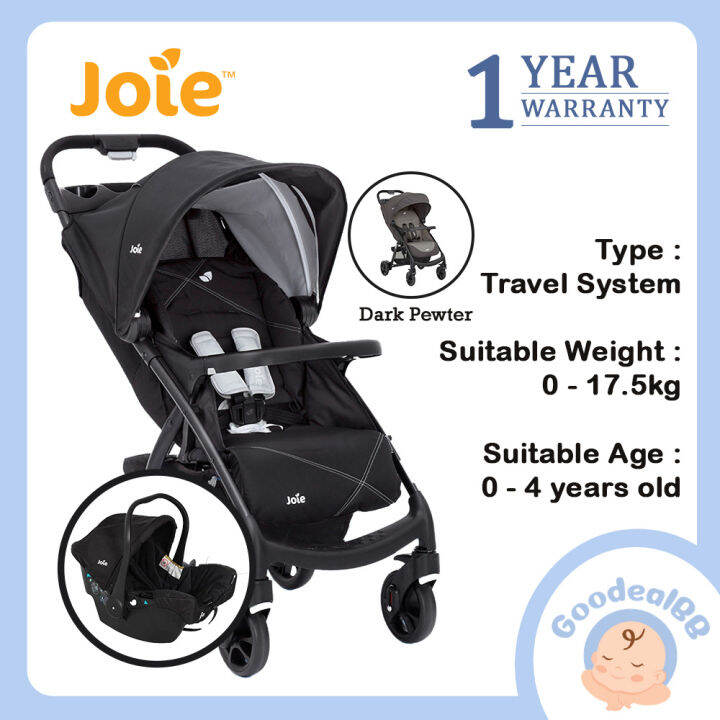 Joie Muze LX Travel System Stroller + Juva Carrier Lazada
