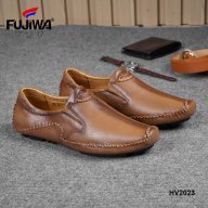 Giày Lười Mọi Nam Da Bò Fujiwa - HV2023. Da bò cao cấp thumbnail