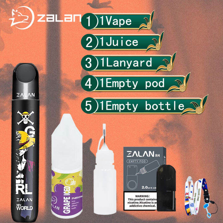 ZALAN vape pods Refillable set With lanyard Original Infinite Vaping