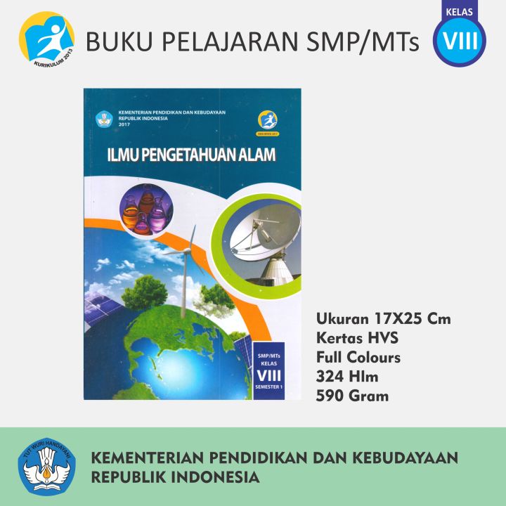 Buku Pelajaran SMP MTs VIII IPA Semester 1 Ilmu Pengetahuan Alam ...