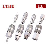 EU Pneumatic Quick Release Hose Connector 1/4 NPT Male Female Quick Coupling Air Coupler and Plug Kit Compressor Parts Fittings