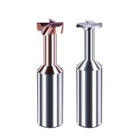 【DT】hot！ 4mm 6mm 8mm T Slot 4 flute end mill Carbide Milling Cutter Tungsten steel Alloy