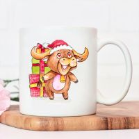 Cute Niunius Gift Print Ceramic Mug Tea Cup New Year Gift Coffee Mug Juice Lady Mugs Practical Environment Protection Water Cup