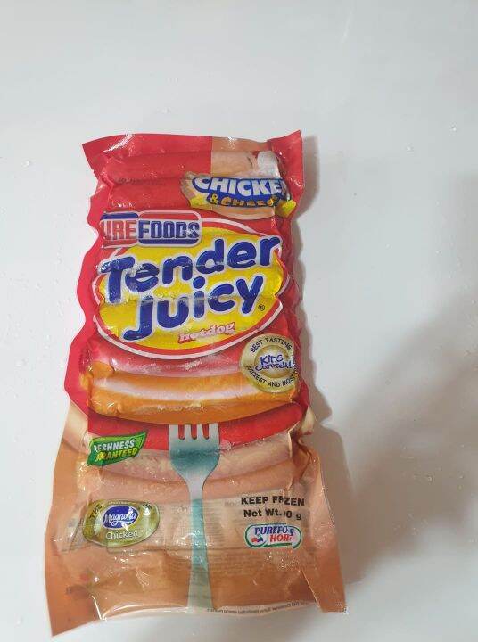 Purefoods Tender Juicy Hotdog Chicken and Cheese 500g Lazada PH