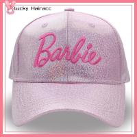 LUCKY HAIRACC งานปัก หมวกเบสบอล baibie ลำลองแบบสบายๆ คาวาอิ หมวกกันแดดมีตัวอักษร ทันสมัยและทันสมัย ปรับได้ปรับได้ หมวกยอดแหลม ผู้ใหญ่เด็ก