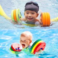 Childrens Swimming Floating Sleeves Circles Swimming Rings EVA Foam Swim Discs Arm Bands Floating Inflatable Pool Float Board  Floaties