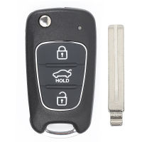 Keyecu 95430-2P910, 95430 2P910 , 954302P910 3ปุ่ม433MHz ชิป ID46อัพเกรด flip REMOTE Car Key FOB สำหรับ Kia Sorento 2011 2012