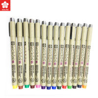 ชุด814สี Sakura Pigma Micron Liner ปากกาชุด0.25มม. 0.45มม. Fine สี Fineliner วาดปากกา Sketch Marker Art Supplies