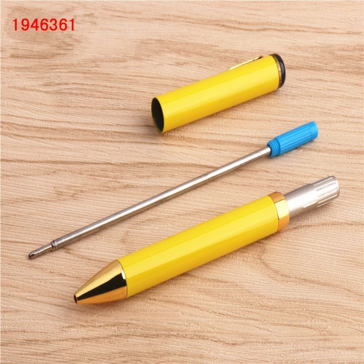 คุณภาพสูง801สีเหลืองเครื่องเขียนสำนักงานนักเรียนโรงเรียนปากกาลูกลื่นอุปกรณ์ใหม่ปากกาสำหรับการเขียน