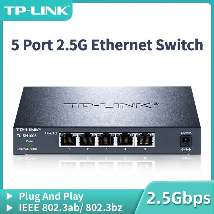TPLink 5 Port 2.5G Switch 2.5GBASET Network Switcher RJ45