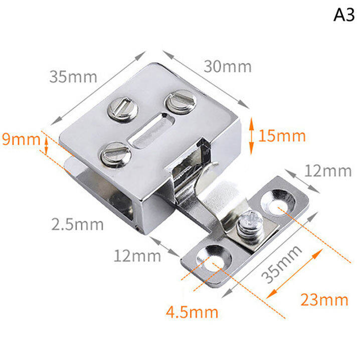 NIHAI Glass Cabinet Door Hinge Cupboard Display Cabinet Gate Clamp ...