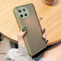 เคสใหม่ Realme REALME NFC 11 4G 5G C53 11 Pro 11 Pro + 2023หรูหราผิว PC ที่โปร่งใสสัมผัสเคสแข็ง Realme11 REALMEC51ฝาครอบป้องกันเลนส์กันกระแทก NFC