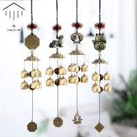 Bell gather shed mascot plutus cat metal bells hang act the role ofing household store six copper bell Japanese creative widgets