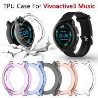 TPU แก้วเคสป้องกันหน้าจอกรอบสำหรับ Garmin Vivoactive 4/4S Venu 2/2S 40มม. 45มม. กันชน Vivoactive 3เพลง Venu2