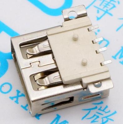Hot Selling 10Pcs USB Female Seat AF SMD Connector Full SMD Big 4PIN Type A Mother A Free Shipping