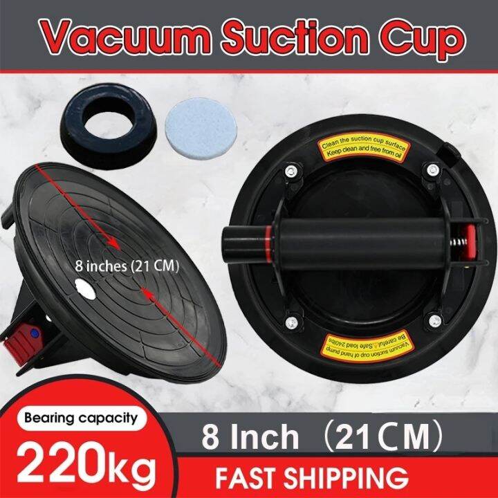 【HOT】 New 8 Inch 200KG-250KG Air Pump Vacuum Suction Cups Powerful ...