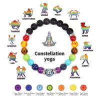 Conslation celets for Women and Men 7 Chakra Natural Volcanic Stone Yoga Meditation Zodiac Beaded celet Jewelry Gifts