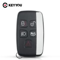 KEYYOU 5 Buttons For Land Rover Range Rover Sport Evoque Discovery 4 For Jaguar Freelander XFL XE XJ Smart Remote Car Key Shell