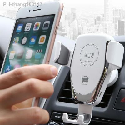 15W Fast Car Wireless Charger For iPhone 13 12 11 Pro XS Max XR X Samsung S10 S9 S20 Wireless Charging Phone Car Holder Chargers