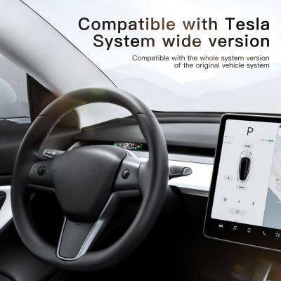 YZ HUD Head-Up Display สำหรับ Tesla รุ่น3รุ่น Y Dedicated Head-Up Display Speedometer สำหรับ TESLA Car Model3 ModelY Accessiores