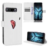 สำหรับ Asus ROG Phone 3เคสซิลิโคนนิ่มขอบ TPU แบบพับสุดหรูกระเป๋าสตางค์ Asus ROG 3 ZS661KL แท่นวางโทรศัพท์เคสหนัง