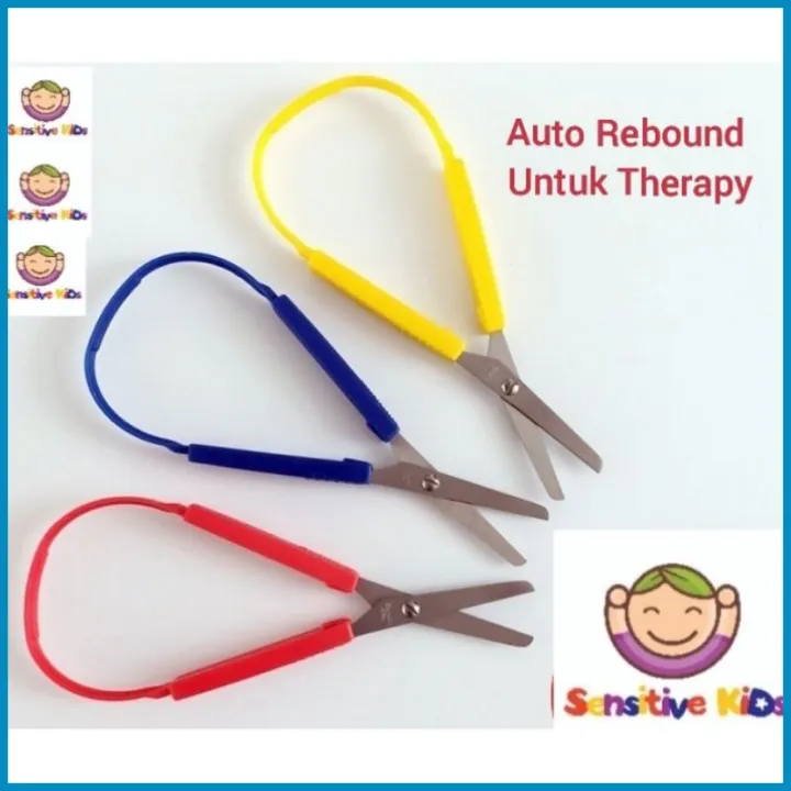 Occupational Therapy Scissors Automatic Rebound Always Open | Lazada