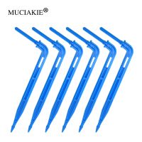 MUCIAKIE 50PCS Drip Emitter Curved Arrow 3/5mm Hose Bend Sprinklers Garden Micro Irrigation Water Saving Dripper Watering Tool Watering Systems  Garde