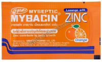 MyBacin ZINC Orange มายบาซิน ซิงค์ รสส้ม ซองละ 10 เม็ด