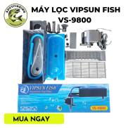 Bộ máy bơm + hộp lọc nước VIPSUN VS-9800 cho hồ cá cảnh
