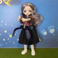 (Popular toys) สองมิติ30เซนติเมตร BJD ตุ๊กตาของเล่นเจ้าหญิงสาว3D อะนิเมะจริงตา22ร่วมตุ๊กตาแฟชั่นเสื้อผ้า DIY เด็ก39; S ของขวัญ