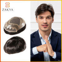 100 ธรรมชาติมนุษย์ผม Toupee ผู้ชายวิกผมระบบการออกแบบที่ไม่ซ้ำกันโมโนและ Pu ระบายอากาศสำหรับชายผมเทียมจัดส่งฟรีร้อน