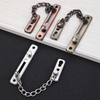 1 Set Thickened Anti-Theft Chain Stainless Steel Door Bolt Chain Buckle Thickened Door Buckle Bolt Locks for Home