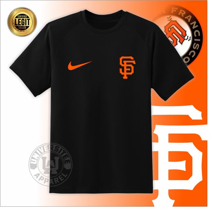 MLB SF San Francisco Giants Baseball Shirt Sports Baseball T shirt SF Giants  Logo T shirt (GILDAN Cotton Shirt)