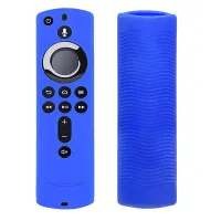 เคสซิลิโคนสำหรับ Amazon Fire TV Stick รีโมทคอนโทรลเสียงกันกระแทกทนทานล้างทำความสะอาดได้สำหรับ Fire TV Stick 5.9นิ้ว DSY3912 TV Remote Cont