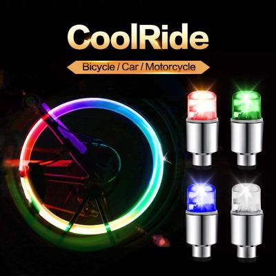 XUNJIE LED Outdoor Stick Shape Cycling Wheel Lamp Car Accessories Hot Wheels Decorative Lamp Car Tire Lights Bicycle Valve Lights Colored Wheel Light