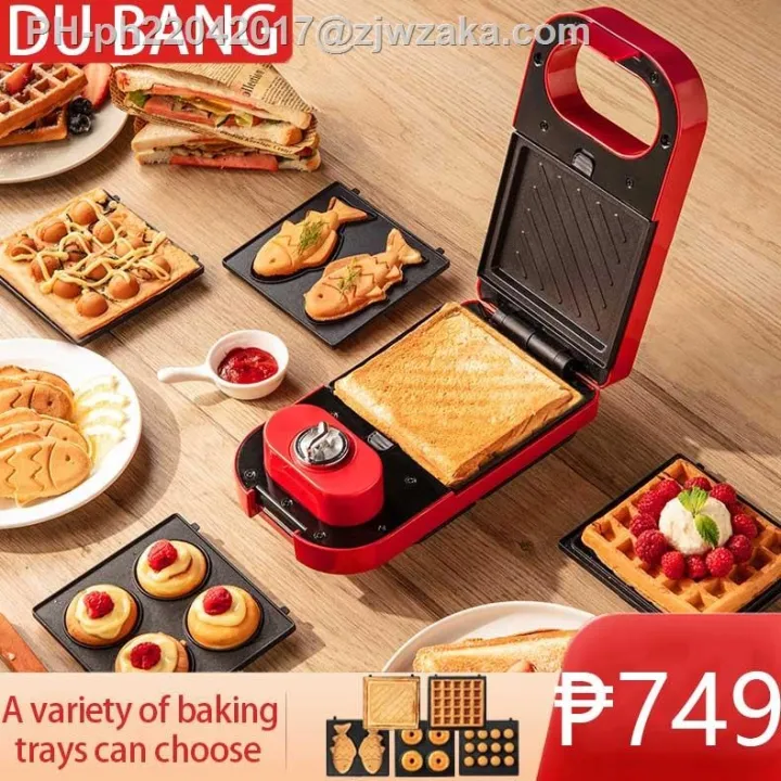 sandwich maker 3 in 1 sale non stick DU BANG Multi Function Timing