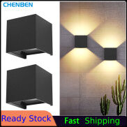 CHENBEN Đèn tường LED đen ngoài trời ánh sáng trong nhà không thể chống