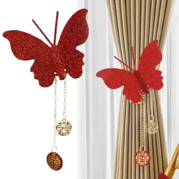 1pc Artifical Gold Powder Butterfly Fake Butterfly Decorations for Home  Ornaments New Year Decor