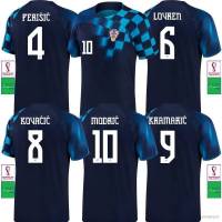 เสื้อกีฬาแขนสั้น ลายทีมชาติฟุตบอล Croatia Away SY3 22-23 World Cup Modric Lovren Kramaric Kovacic Perisic Player Version YS3