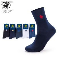 ✿✱ PIER POLO Socks 5Pairs/lot Men Brand Dress Socks Meia Cotton Socks Business Embroidery Winter Crew Socks Men