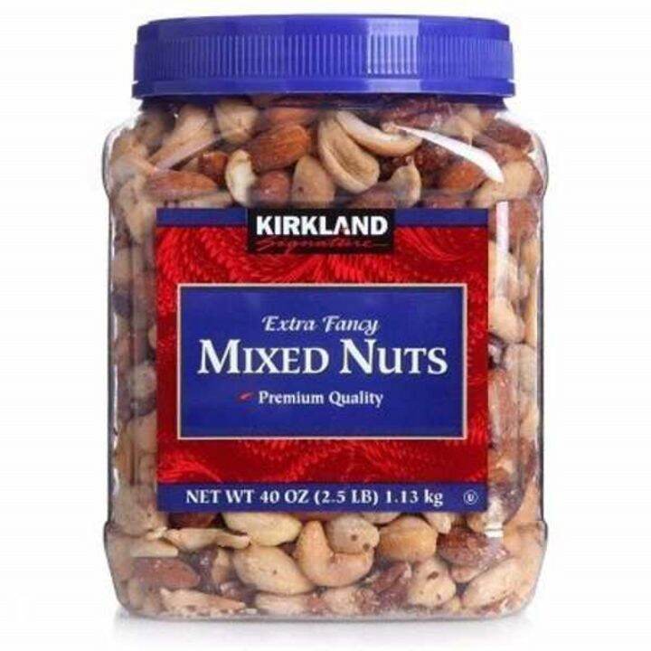 The United States imported kirkland baked saltfree original mixed nuts