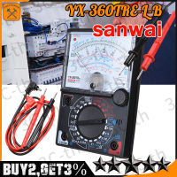 มัลติมิเตอร์ แบบอนาล็อก Sanwa meter YX-360TR โอม มิเตอร์ โวลมิเตอร์ มิเตอร์วัดไฟ อย่างดี มิเตอร์วัดไฟ sanma แบบเข็ม รุ่น Multimeter/Multitester YX-360TR (ของแท้)