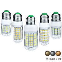 หลอดไฟหลอดไฟข้าวโพด Led E27 24 27 30 36 48 56 59 69 72 96Led แทนที่ด้วยหลอดฟลูออเรสเซนต์ขนาดกะทัดรัด Cfl Ac 220V 5W 7W 9W 12W 15W 20W 25W