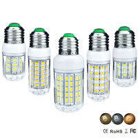 24 27 30 36 48 56 59 69 72 96LEDs E27 LED ข้าวโพดหลอดไฟเปลี่ยนหลอดไฟฟลูออเรสเซนต์ขนาดกะทัดรัด CFL AC 220V 5W 7W 9W 12W 15W 20W 25W