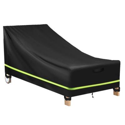 Patio Chaise Lounge Covers Patio Chaise Covers Waterproof Sunproof Windproof Heavy Duty Outdoor Furniture Cover with Reflective Straps for Pool Garden Balcony Patio capable